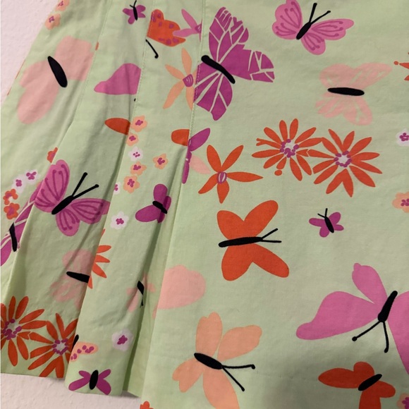 Lilly Pulitzer Green and Pink Butterfly Mini Skort - Picture 8 of 10